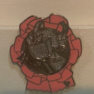 Secretary bird bedknobs & broomstick pin